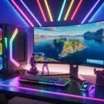 Fortnite Inspired Gaming Setup