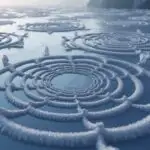 Fractal Ice Patterns Forming Frozen Mandalas