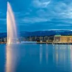 Geneva Jet d’Eau Fountain Lake