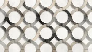 Geometric Interlocking Rings Pattern Design