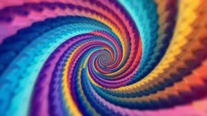 Geometric Spiral Pattern Abstract Motion