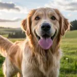 Golden Retriever Happy Smile