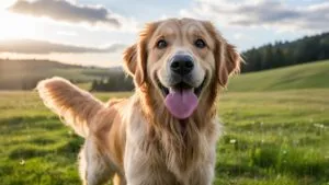 Golden Retriever Happy Smile