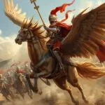 Gryphon Rider Air Cavalry Charge