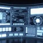 Holographic Display Futuristic Interface Art