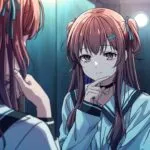 Idol Character Backstage Mirror Reflection Scene