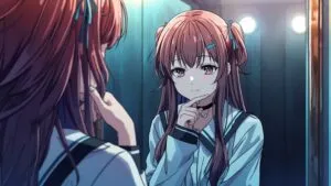 Idol Character Backstage Mirror Reflection Scene