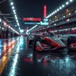 IndyCar Open Wheel Racer Pit Stop