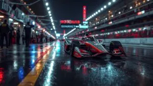 IndyCar Open Wheel Racer Pit Stop