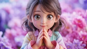 Innocent Anime Girl Feeling Awkward Cute