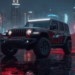 Jeep Wrangler Rubicon Rock Climbing
