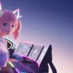 Kawaii Gamer Girl Neon Setup