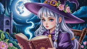 Kawaii Moonlit Spellcaster