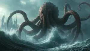 Kraken Giant Tentacles Ocean Attack