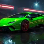 Lamborghini Huracan Performante Green Shot