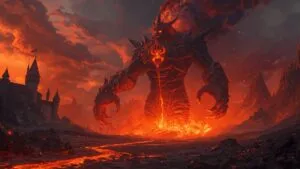 Lava Golem Magma Core Eruption
