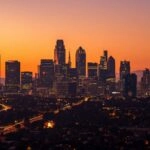 Los Angeles Downtown Golden Hour