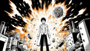 Mad Scientist Laboratory Chaos Explosion Scene