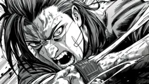 Manga Panel Close-up Graphic