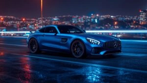 Mercedes AMG GT Blue Ocean Light