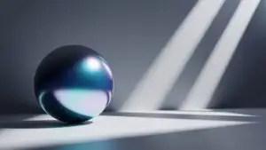 Minimal Gradient Sphere Floating in Empty Space