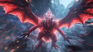 Monster Hunter Rathalos Wyvern Attack