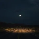 Moonlight Over Desert Road