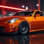 Nissan 350Z Orange Drifter Legend