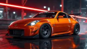 Nissan 350Z Orange Drifter Legend