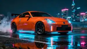 Nissan 350Z Sunset Orange Tsuchiya