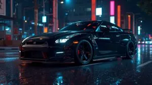 Nissan GTR R35 Black Midnight Scene