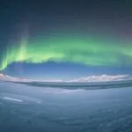 Northern Lights Alaska Winter Landscape