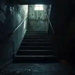 Old Staircase with Soft Light