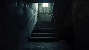 Old Staircase with Soft Light