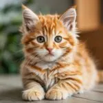 Orange Tabby Kitten Cute