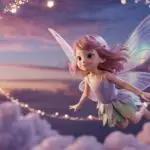 Pastel Cute Anime Fairy Girl Tiny Wings
