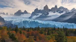 Patagonia Torres Del Paine Glaciers Blue Ice Massive