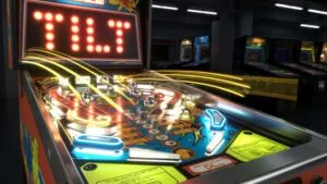 Pinball Machine Flashing Lights Tilt Warning Chaotic