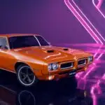 Pontiac GTO Judge Ram Air Orange High Contrast Night