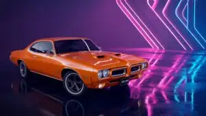 Pontiac GTO Judge Ram Air Orange High Contrast Night