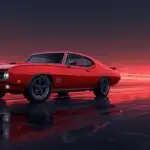 Pontiac GTO Judge Ram Air Orange Ultra Wide Angle