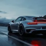 Porsche 911 Turbo Silver Speed Trail