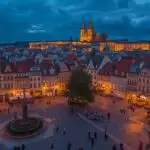Prague Old Town Square Evening
