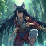 Princess Mononoke San Wolf Girl
