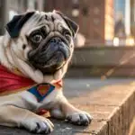 Pug in Costume Funny