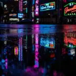 Reflection of Signs in Puddles