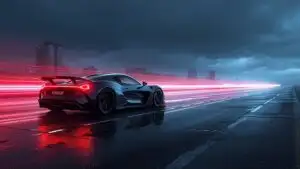 Rimac Nevera Midnight Hypercar Run