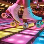 Roller Skates Disco Vibe Floor Lighting Pattern