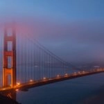 San Francisco Golden Gate Foggy View