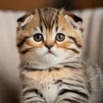 Scottish Fold Kitten Adorable